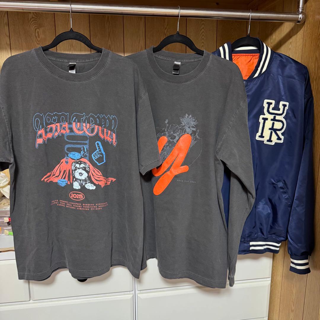 優里 グッズ Tシャツ ロングTシャツ スタジアムジャンパー アジアツアー 優里 グッズ Tシャツ ロングTシャツ スタジアムジャンパー アジア