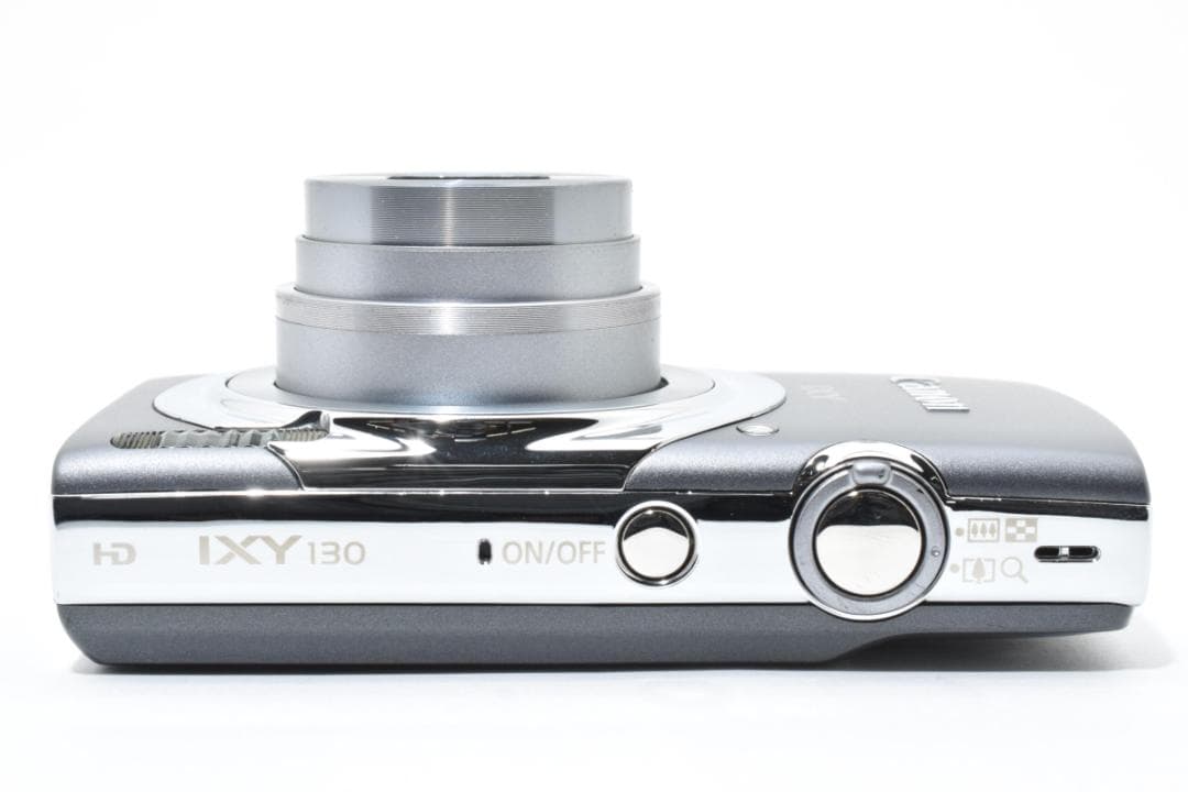 《 美品 》　キヤノン　Canon IXY 130 グレイ 動作確認済み・元箱付