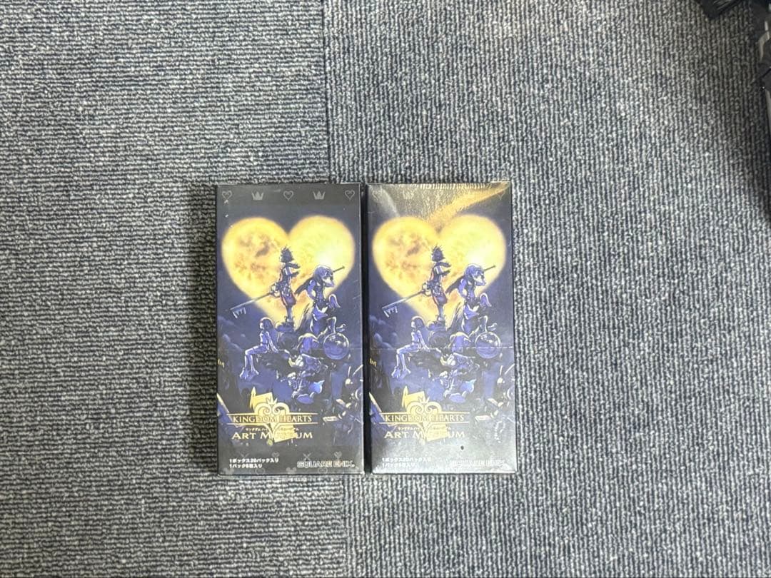 未開封2BOXキングダムハーツアートミュージアム BOX販売]キングダム ハーツ / アートミュージアム -20パック入りBOX