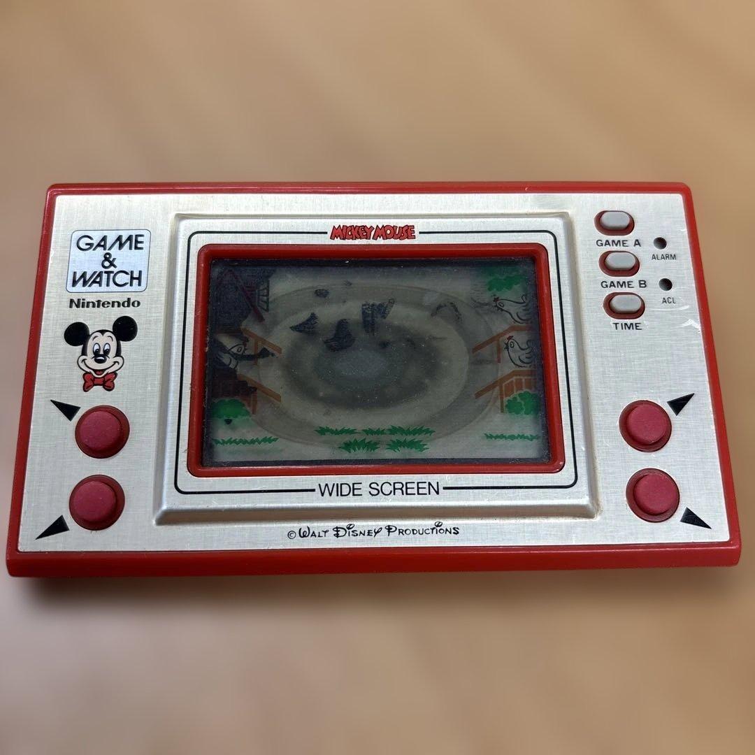 任天堂 ゲーム&ウォッチ ミッキーマウス 鶏の卵取り 昭和レトロ