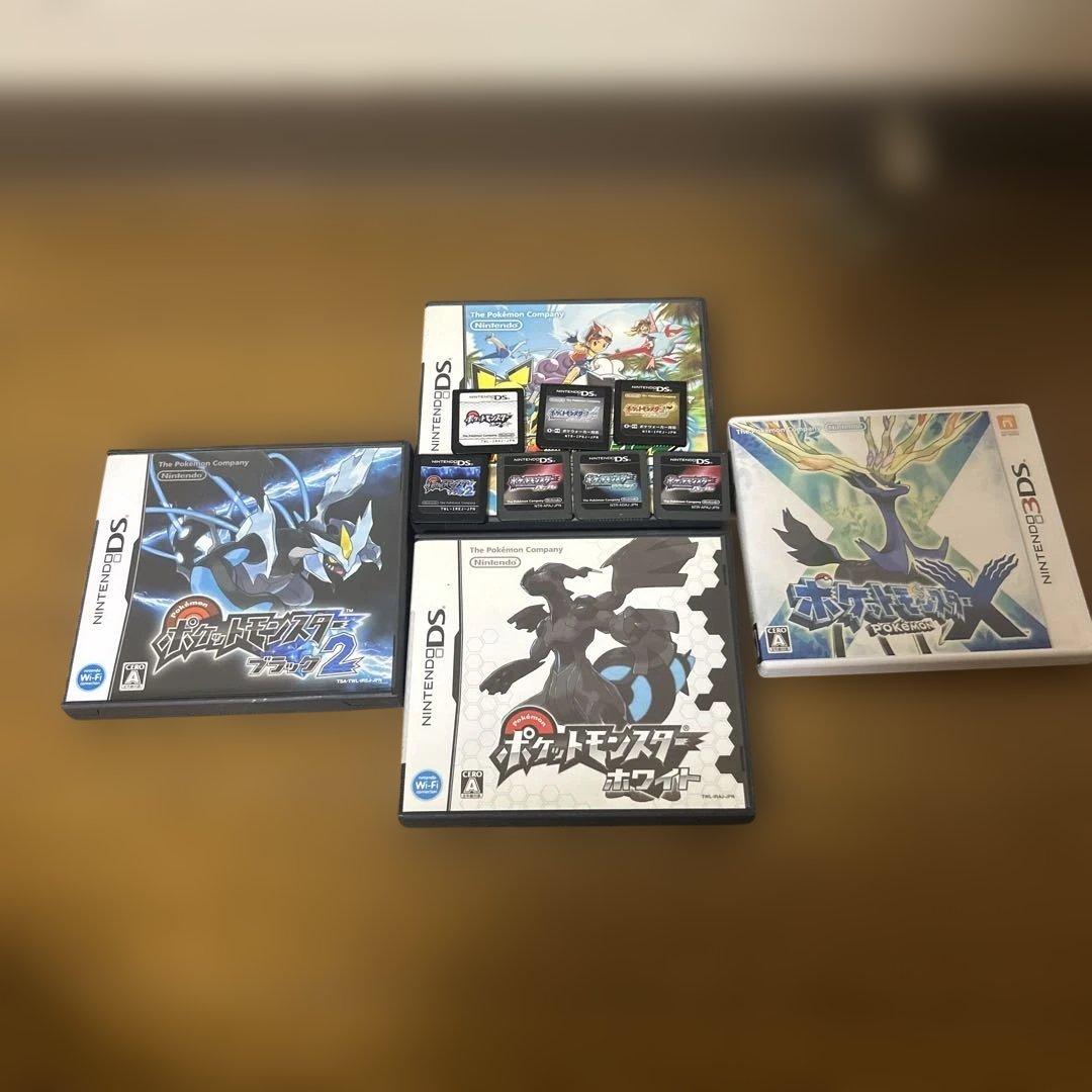 ポケットモンスター DS.3DSソフトセット　11本　本日17時までお値下げ中 ポケモンソフトシリーズ DS 3DS switch計11本セット - メルカリ