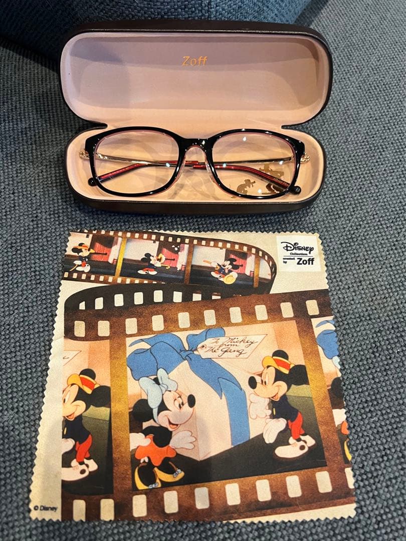 Zoff メガネ 度なしDisney Mickey's Hands Series Disney Collection Mickey's Hands Series（ZF202007-24E1）｜メガネの