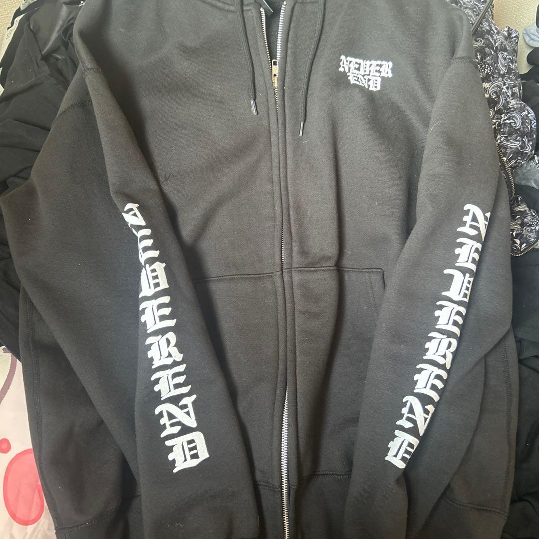 清春× DISTORTION3 清春 パーカー コラボパーカー Japanese menu 黒夢