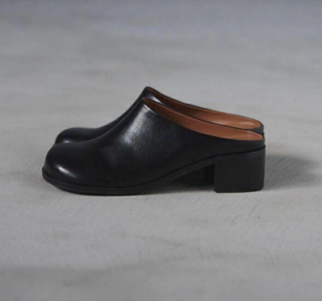箱あり anuke Ecoleather Heel Slip-ons 36 anuke（アンヌーク） anuke 2026SpringSummer 靴 Ecoleather Heel Slip