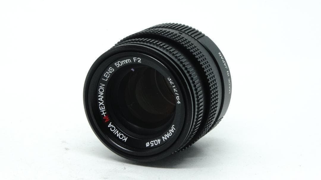 【U3076】 KONICA M-HEXANON 50 F2 コニカ 単焦点 中庸なレンズ KONICA M HEXANON 50mm F2 – Shige's hobby