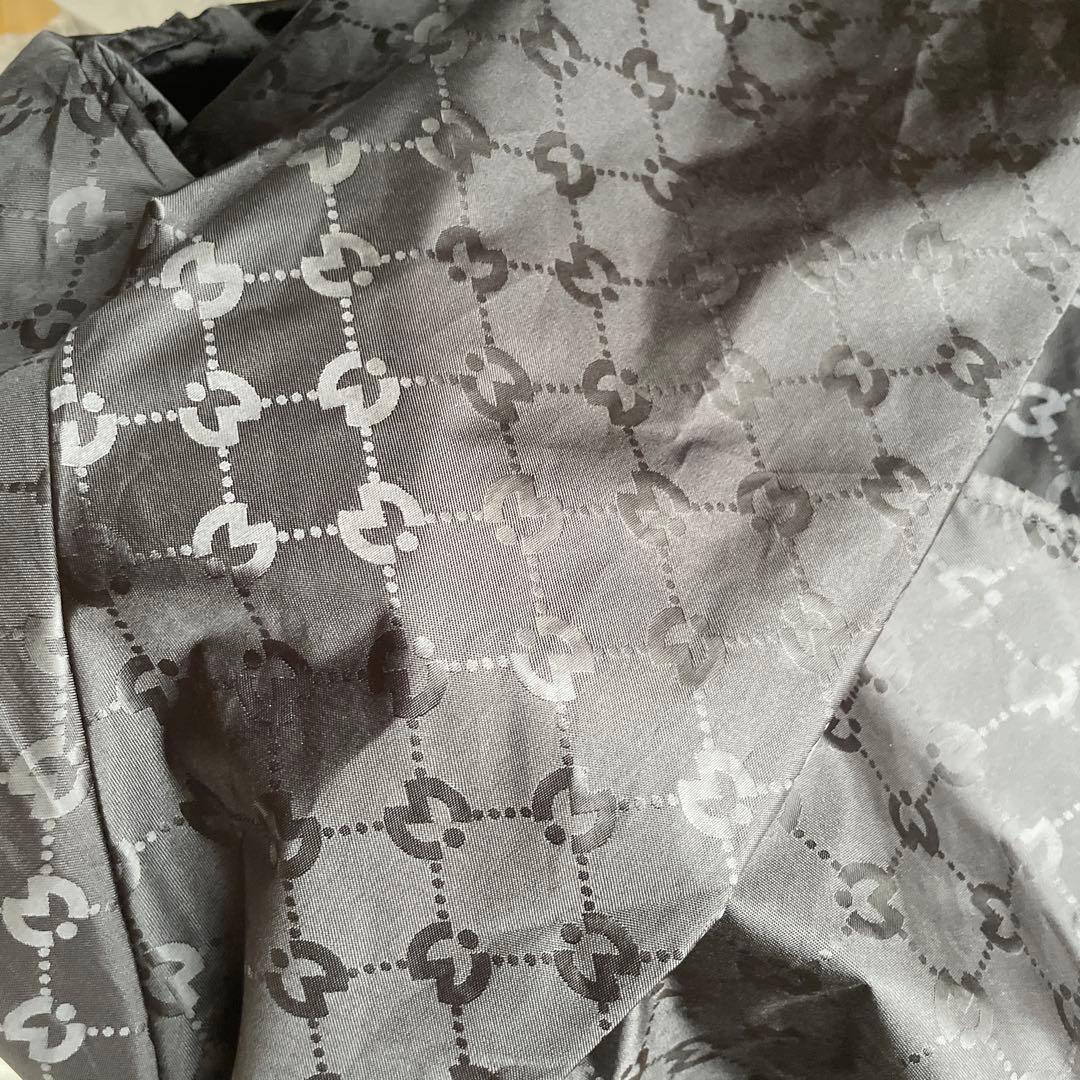 ミラ・ショーン ロゴジャガード レインコートM～L ブラックmila schon