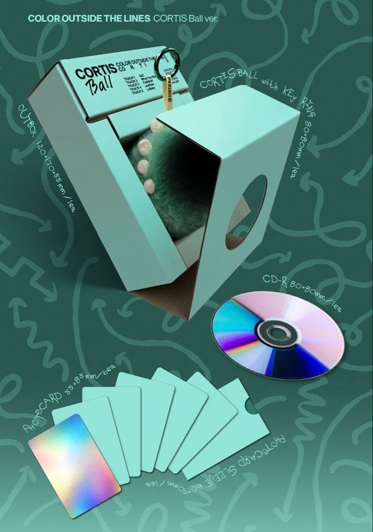 新品未開封】CORTIS Ball ver コルティス ボール キーホルダー - メルカリ