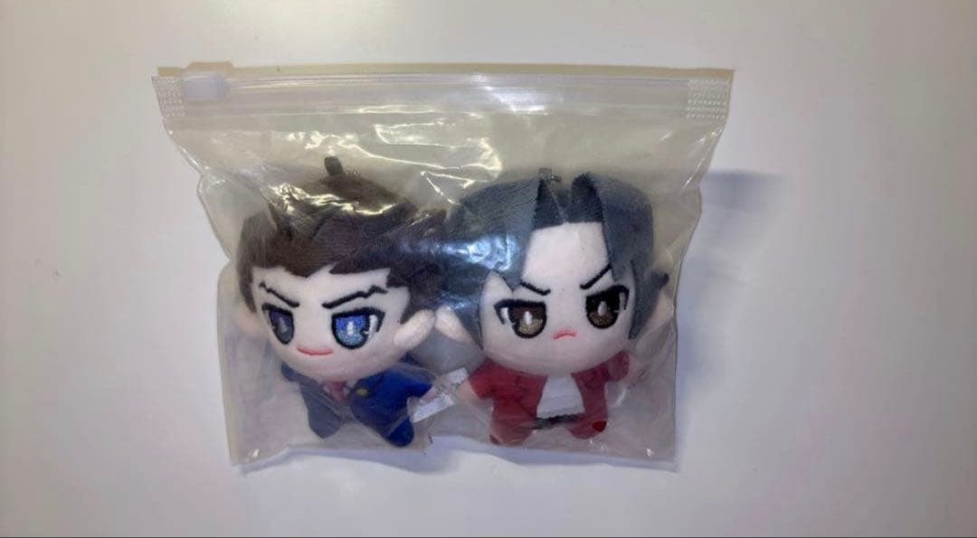 逆転裁判 中国 ぬいぐるみセット 成歩堂龍一 御剣怜侍 即日配送