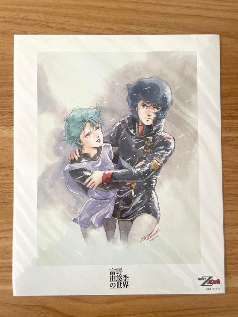 富野由悠季の世界 機動戦士Zガンダムカミーユ&フォウ額絵 - メルカリ