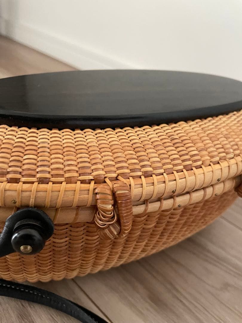 ナンタケットバスケット 10インチ オーバル 蓋付きバスケット - メルカリ