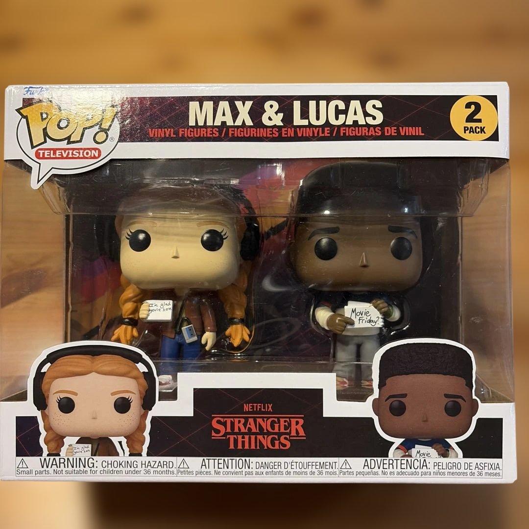 ストレンジャーシングス　マックス&ルーカス　フィギュア　POP TV ストレンジャーシングス マックス&ルーカス フィギュア POP TV - メルカリ