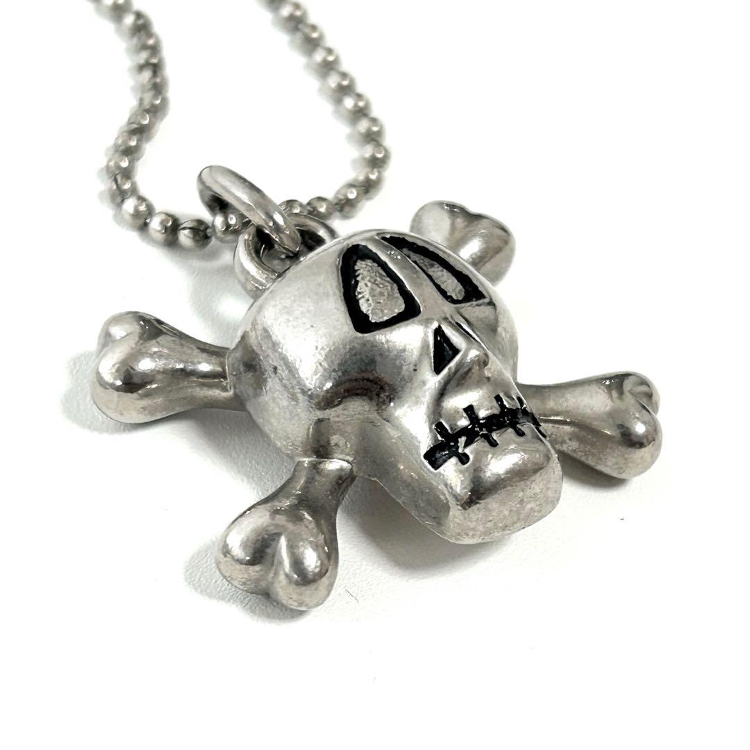 レア Stussy オールドステューシー スカルボーン ネックレス - メルカリ