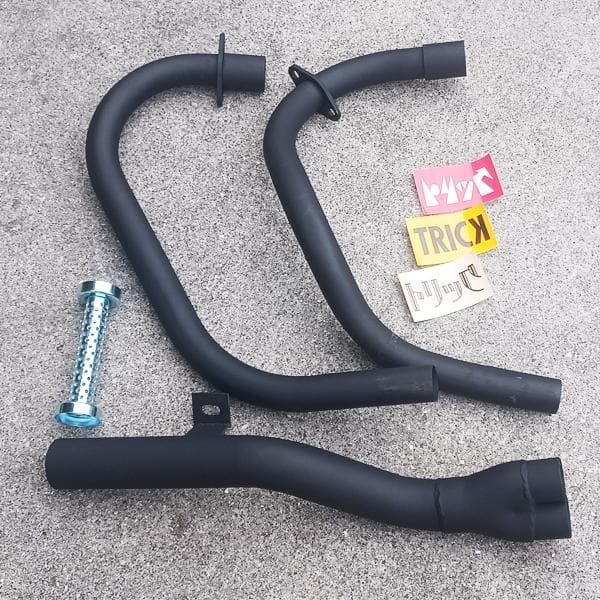 84管 トリック管 マフラー エキパイ ホーク系に - メルカリ