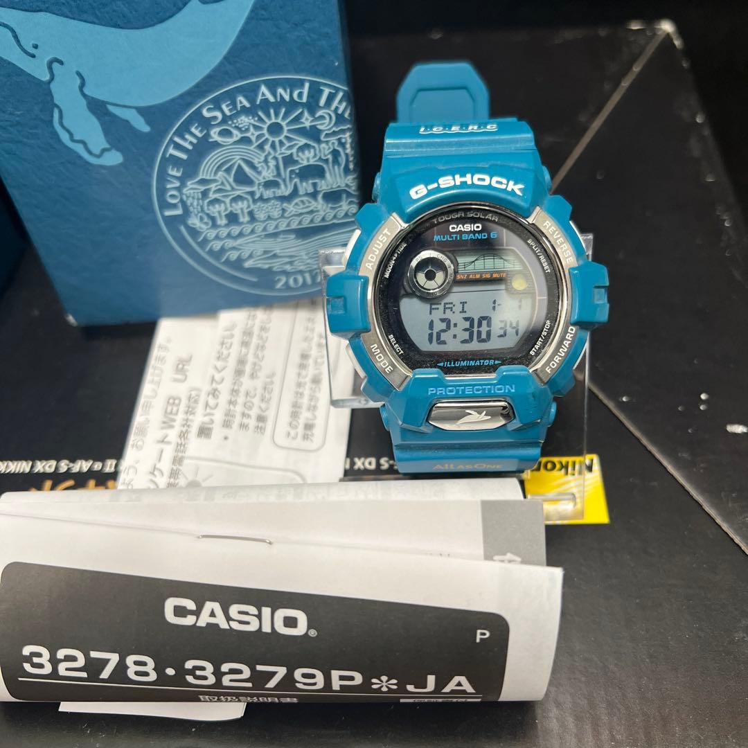 イルクジCASIO G-SHOCK ソーラー充電 青 楽天市場】【G-SHOCK/腕時計】Gショック 電波ソーラー G-SHOCK ジー