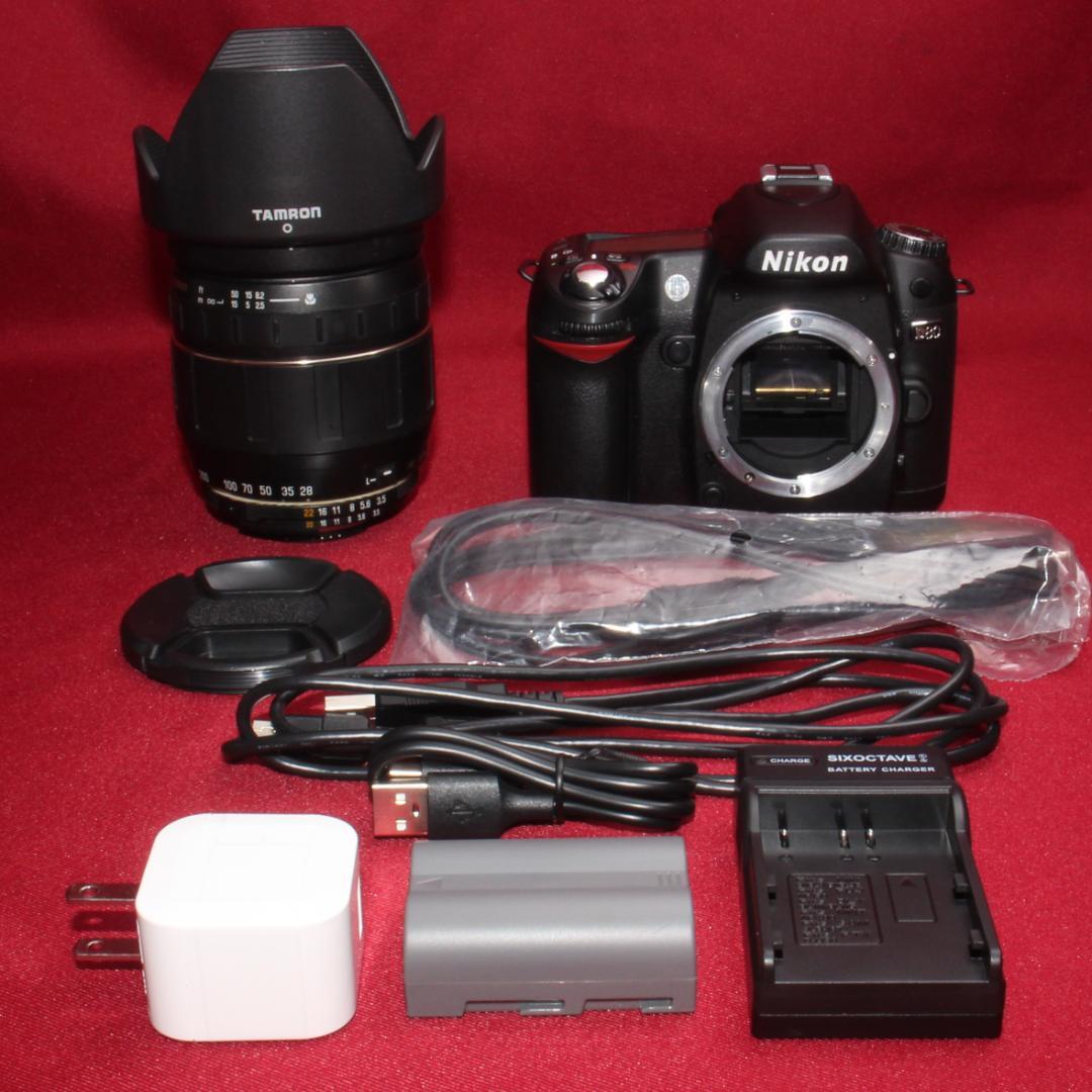 ✨スマホ転送セット付き✨❤️Nikon D80 近遠対応万能レンズセット