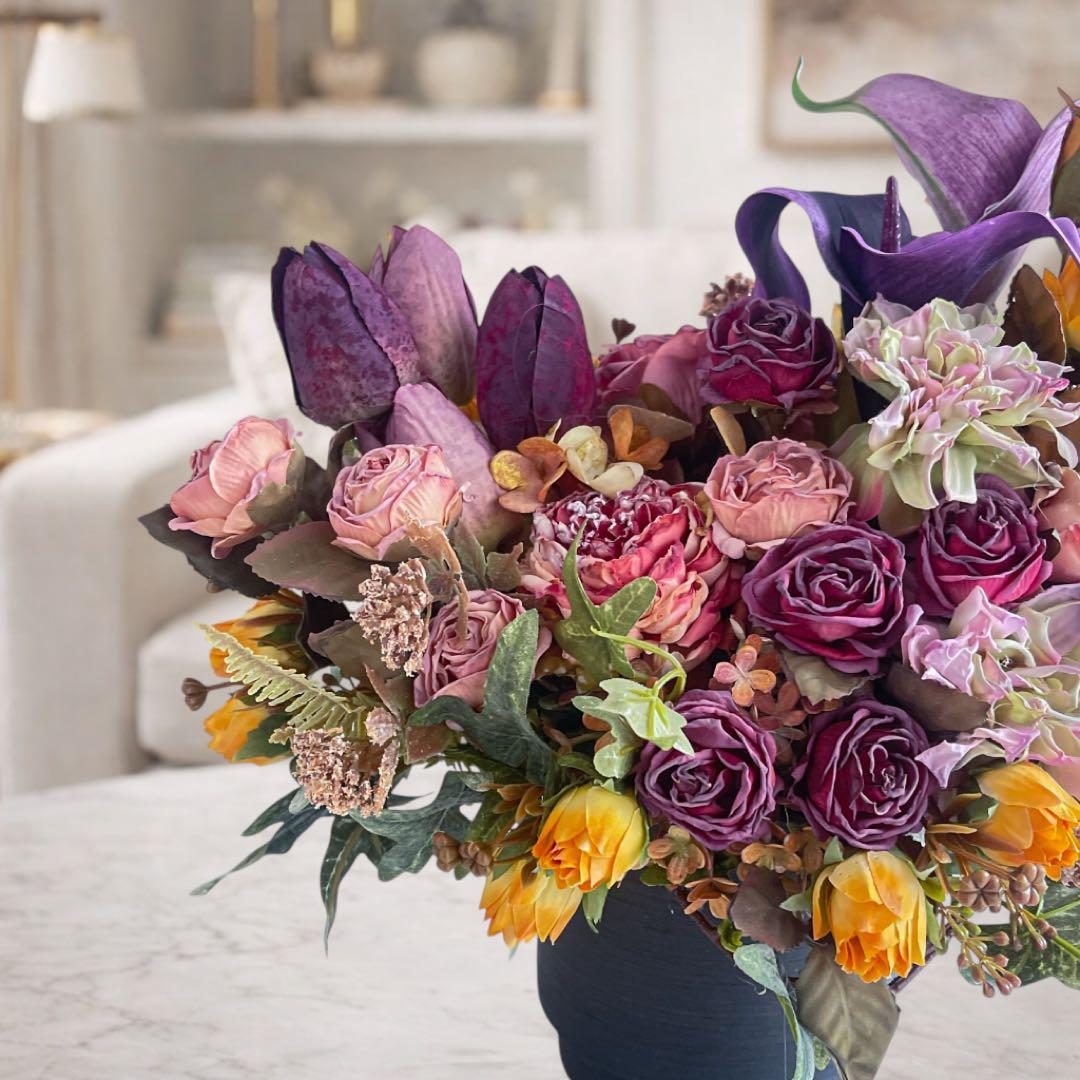 【光触媒】時の森に咲くアンティークアレンジ 〜ドライスタイルの追憶と春の息吹〜