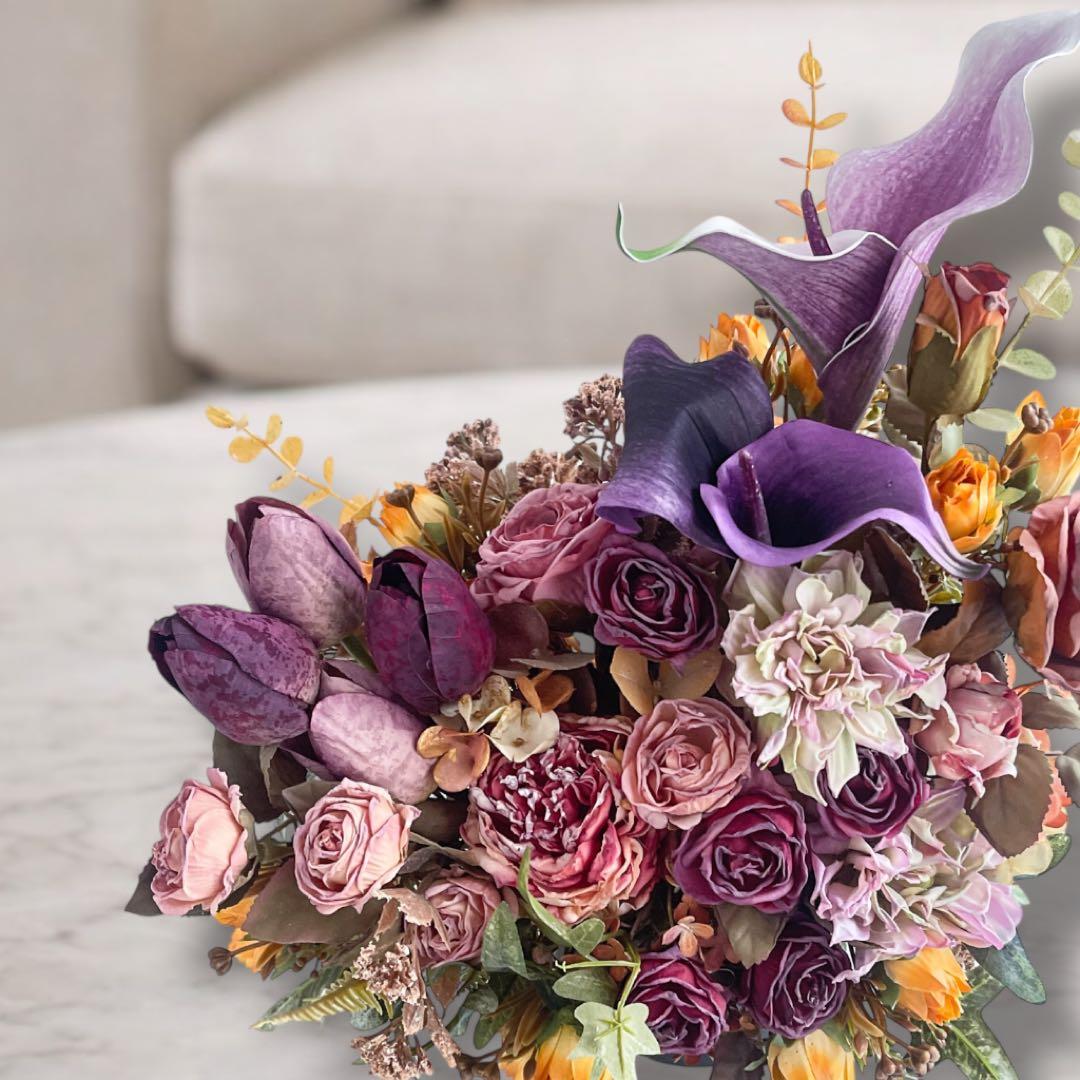 【光触媒】時の森に咲くアンティークアレンジ 〜ドライスタイルの追憶と春の息吹〜