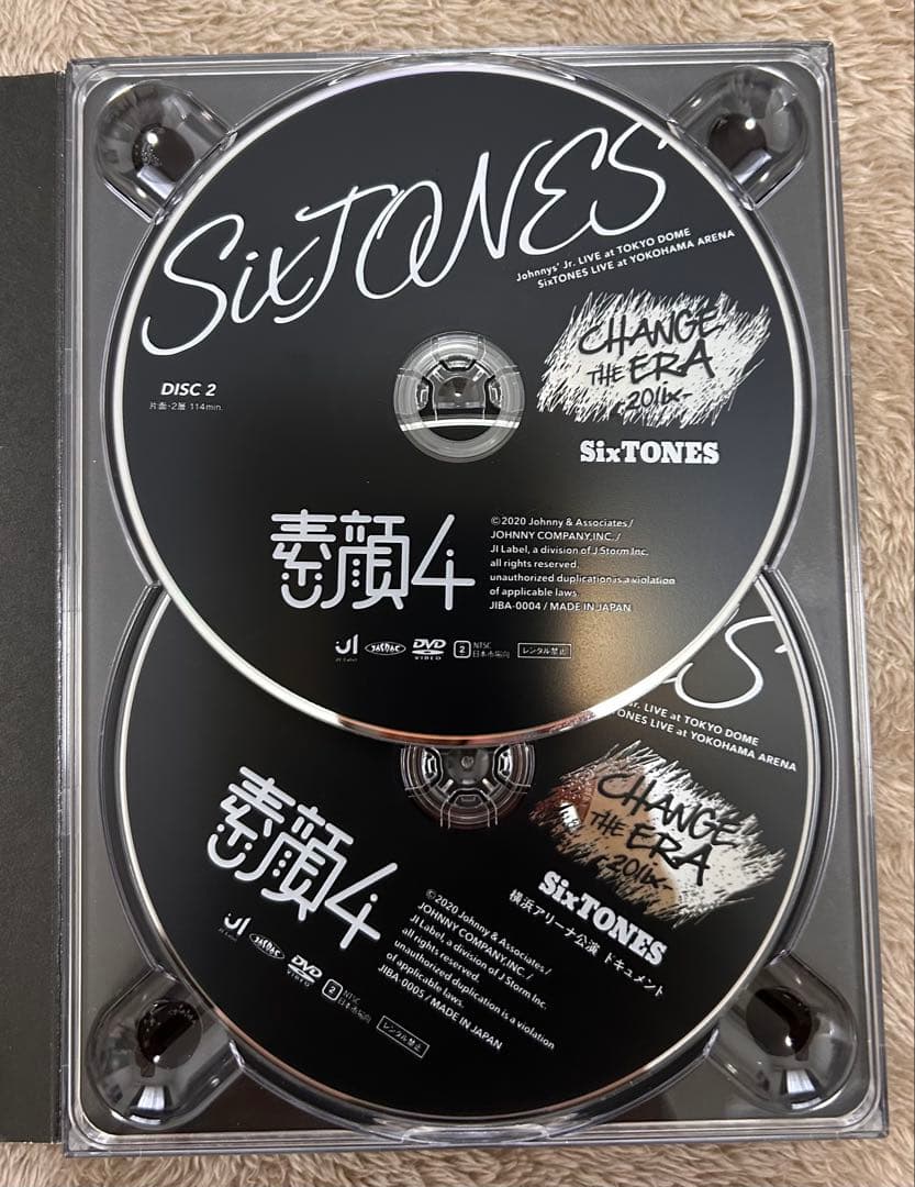 ☆限定☆【SixTONES】 【素顔シリーズ 】 3枚組DVD ジャニーズ