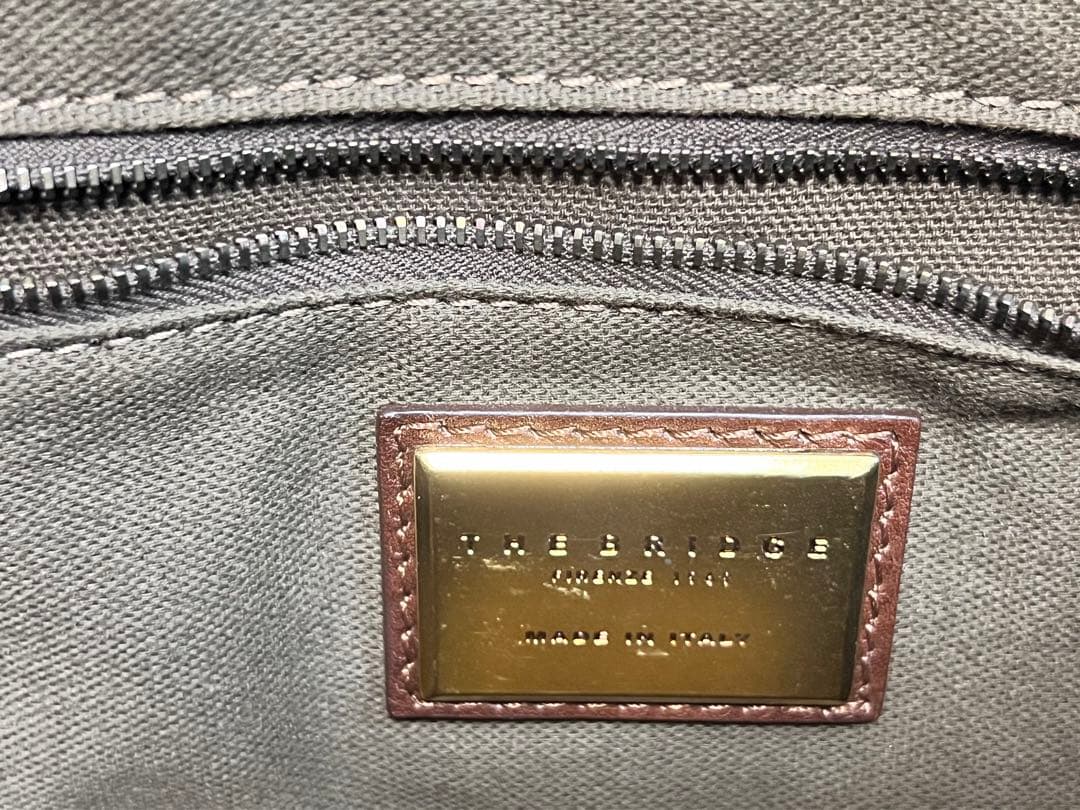 THE BRIDGEレザー ショルダーバッグ ブラウン イタリアの通販はau PAY