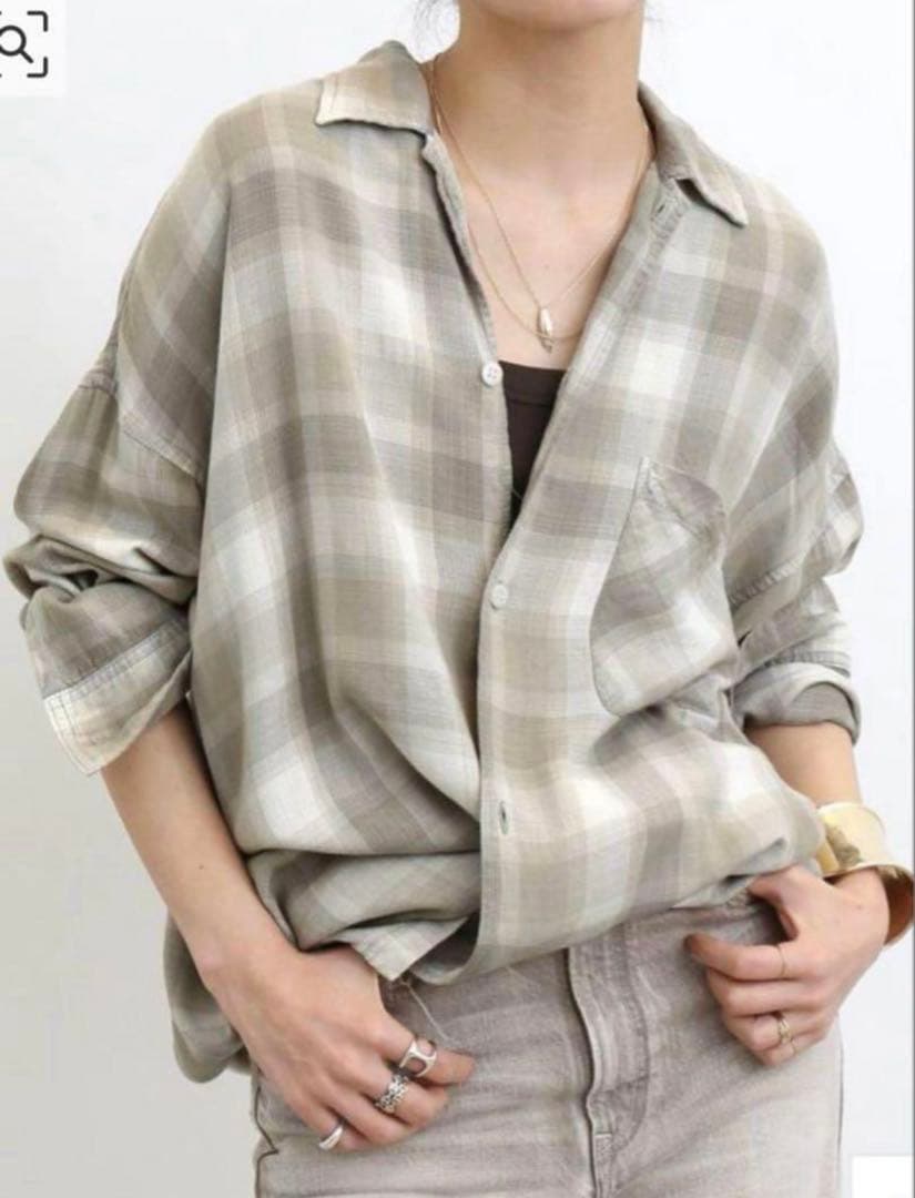 アパルトモン レミレリーフ CHECK 2 WAY SHIRT チェックシャツ - メルカリ