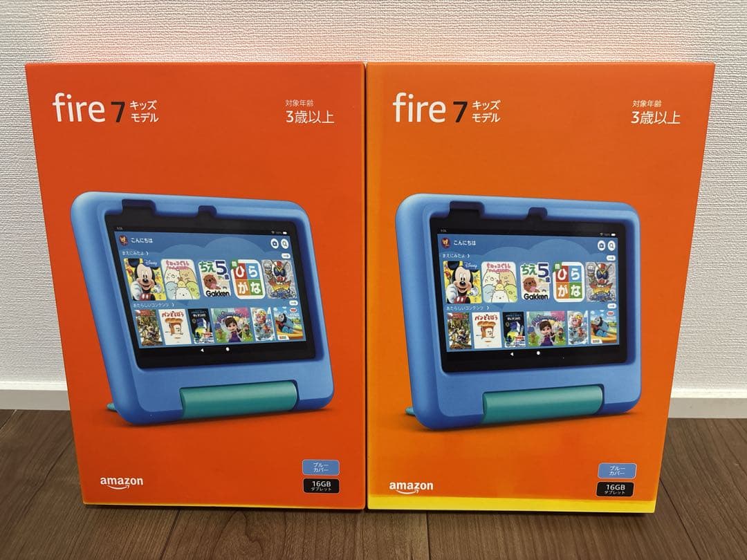 （新品未開封）Fire 7 キッズモデル タブレット 16GB ブルーカラー タブレットPC Fire 7 キッズモデル（第12世代 2022年発売） ブルー