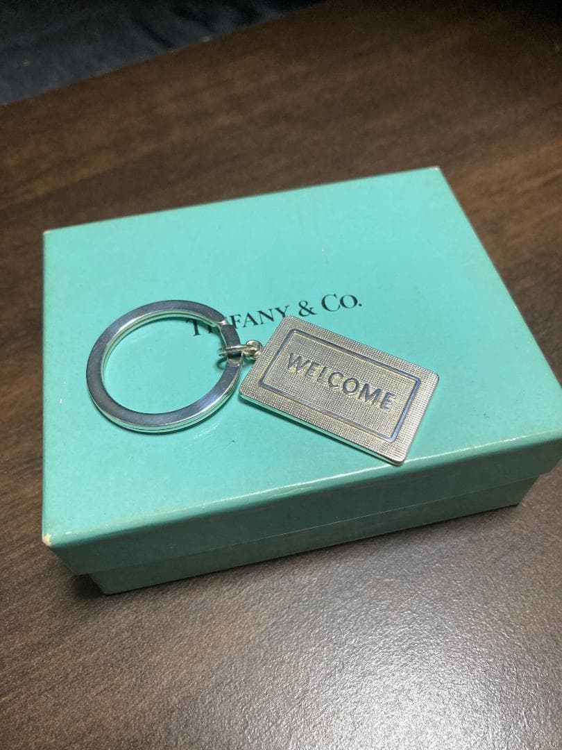 美品 ティファニー ウェルカム キーリング キーホルダー シルバー925 TIFFANY ティファニー キーホルダー キーリング SV925 シルバー
