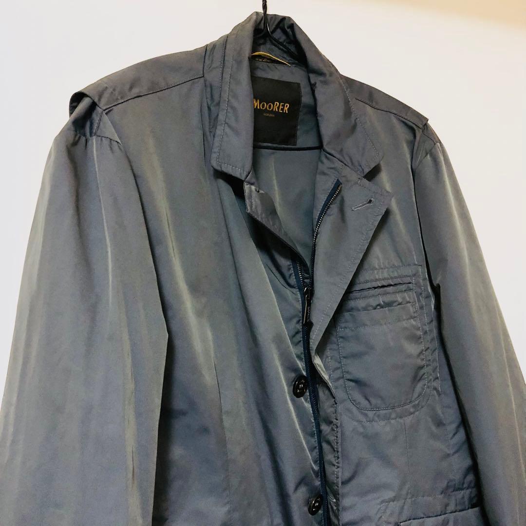 MOORER ムーレー ナイロンジャケット 52サイズ ZED-KM グレー - メルカリ