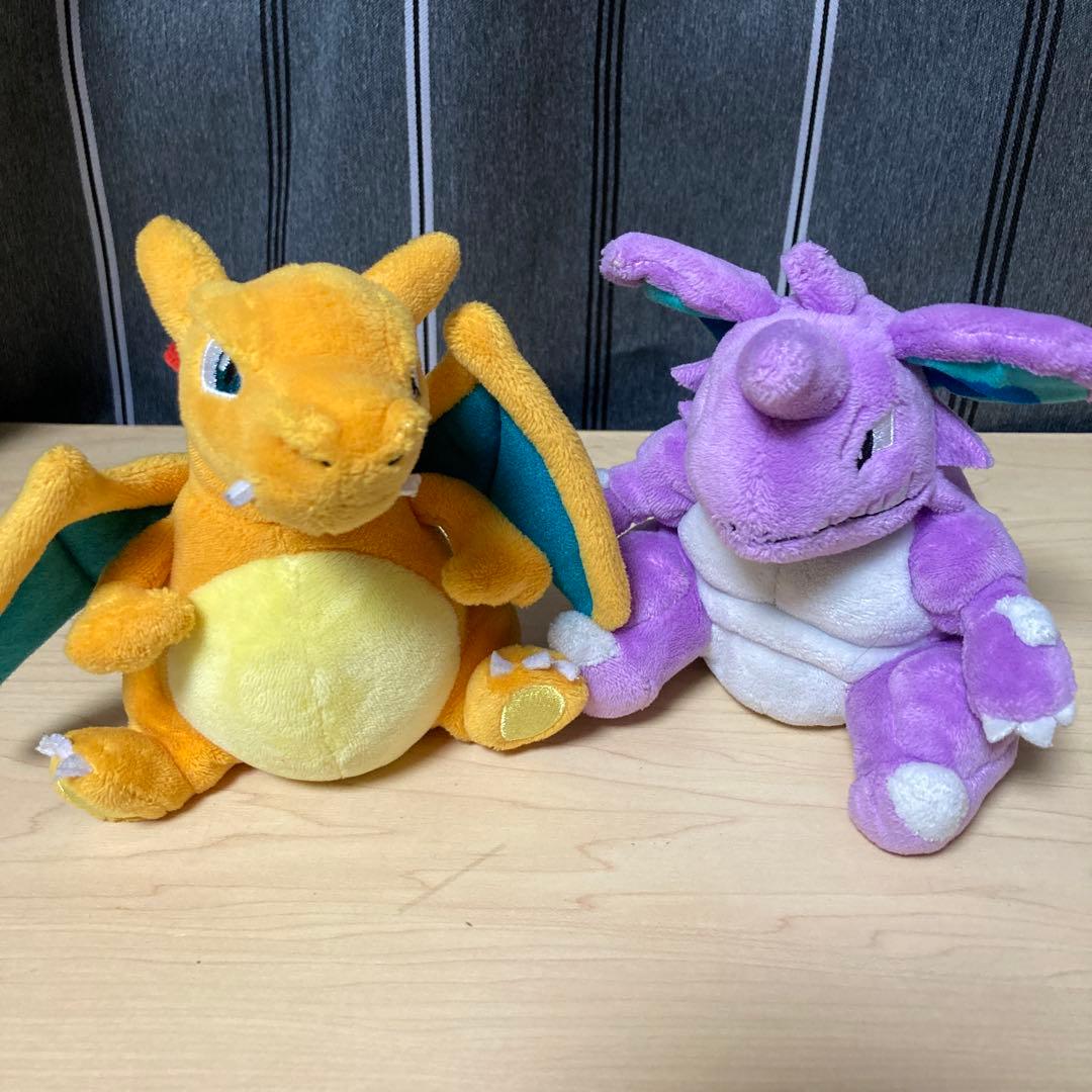 ポケモン fit ぬいぐるみ リザードン ニドキング - メルカリ
