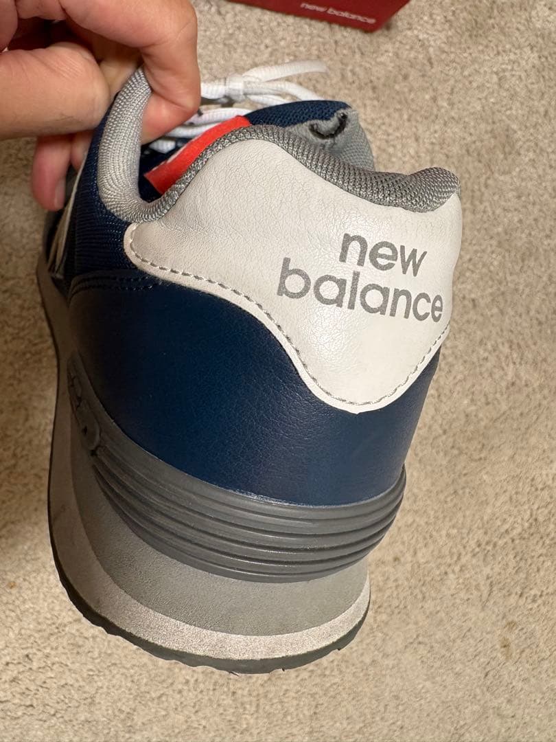 ニューバランス　 安全靴　 ポートランド　 441　ネイビー　 26.5cm