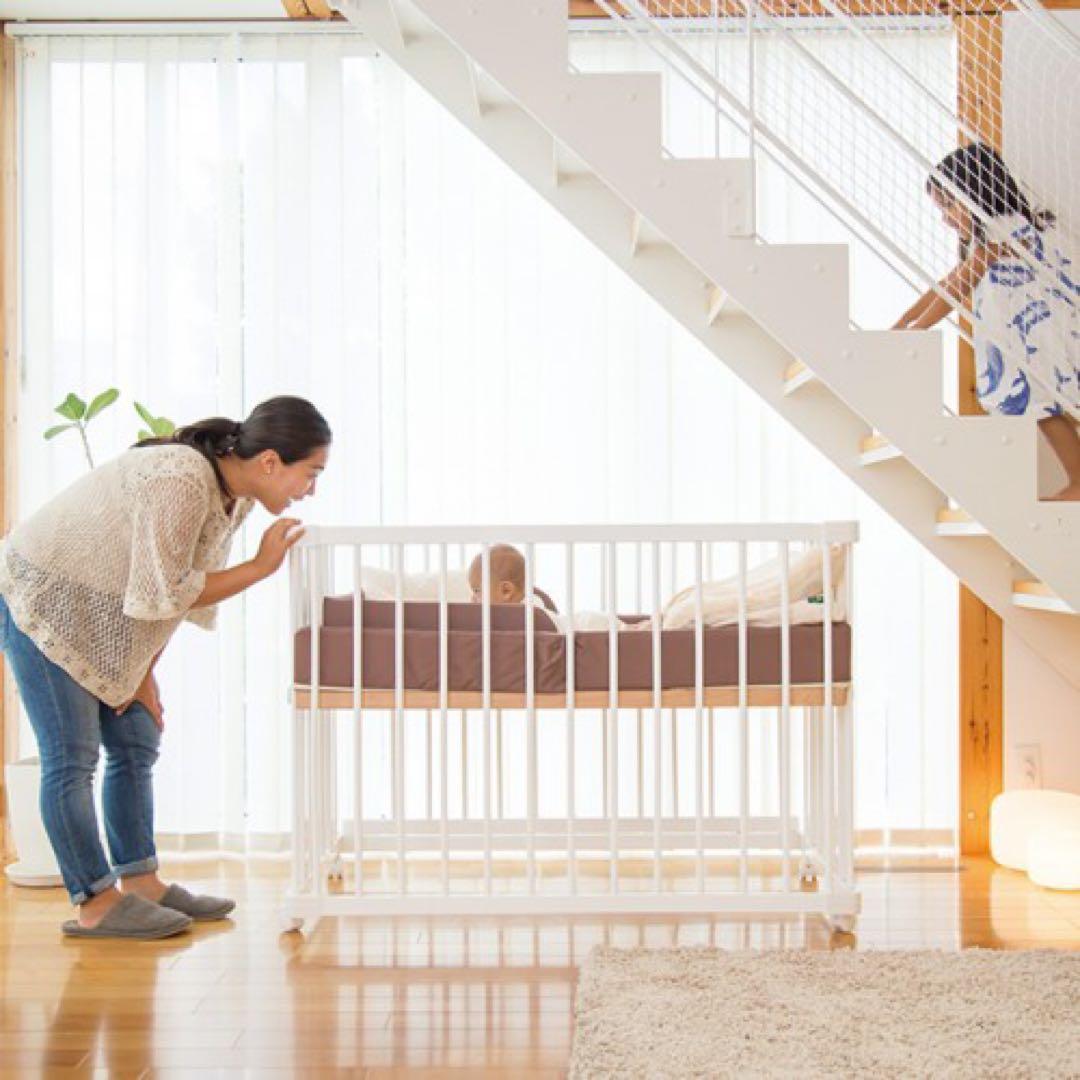 限定色 ファルスカ ベビーベッド ホワイト 白 farska（ファルスカ） 【公式キャンペーン】 ファルスカ公式 限定色