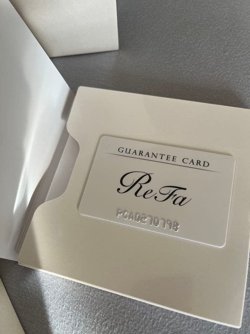 ReFa 美顔ローラー シルバー ギャランティカード付き