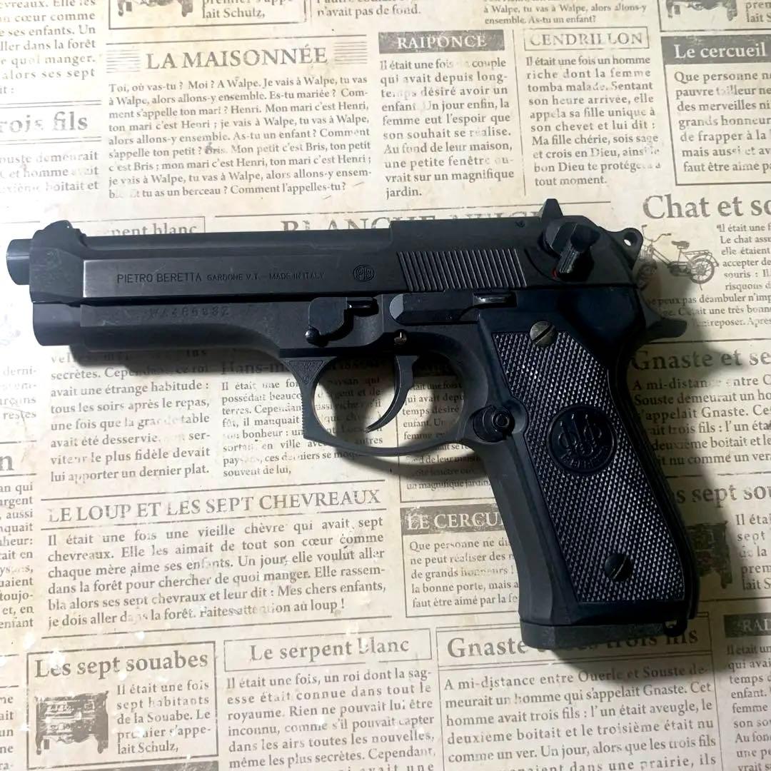 ガスガン　WA M92FS スーパースチールタイプ WA ベレッタ M92FS ブローバックモデル ビンテージ エアガン レビュー