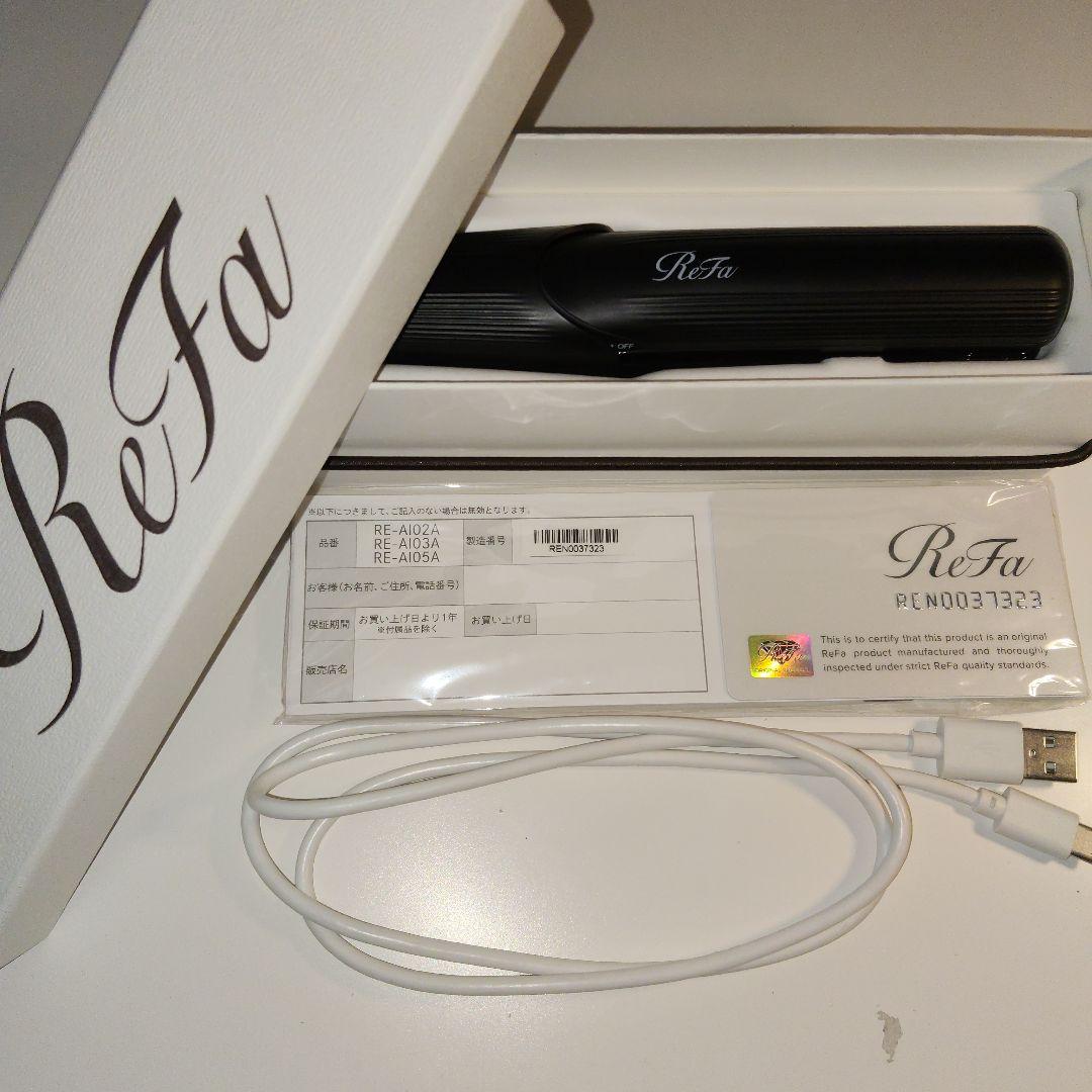 リファ フィンガーアイロン コードレス ブラック 黒 ミニアイロン ホルダー リファ フィンガーアイロン コードレス ブラック 黒 ミニアイロン