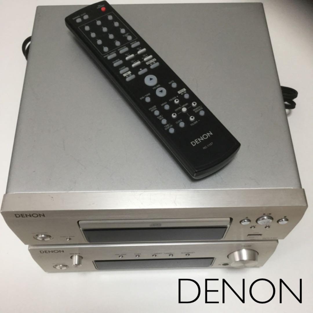 DENON デノン　DRAーF107  12年製　CD プレーヤー　リモコン Amazon.co.jp: Denon Fシリーズ レシーバー プレミアムシルバー DRA