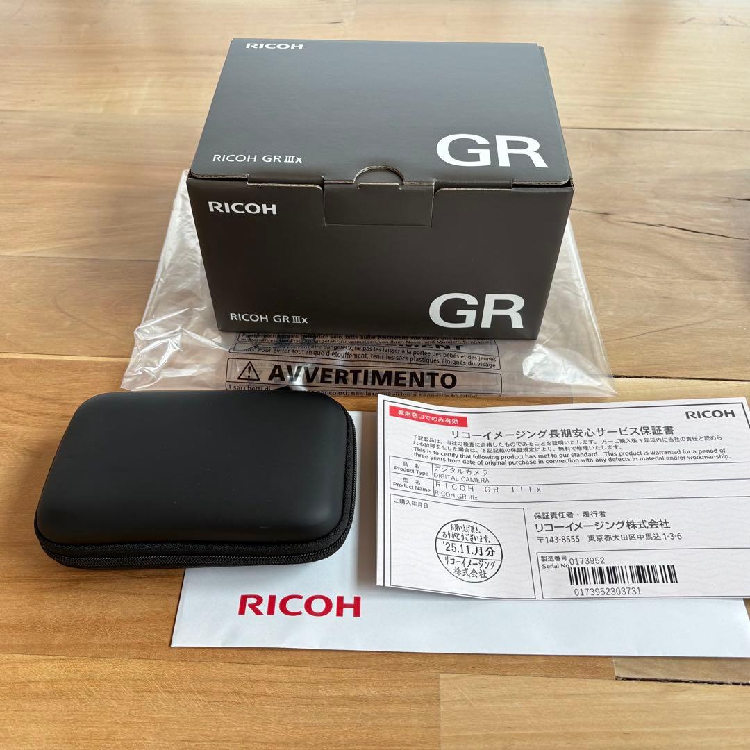 極美品】 RICOH GRIIIx 【2025年11月分 付属品多数】 - メルカリ