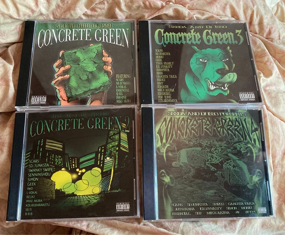 SEEDA AND DJ ISSO concrete green 1〜4 セット - メルカリ