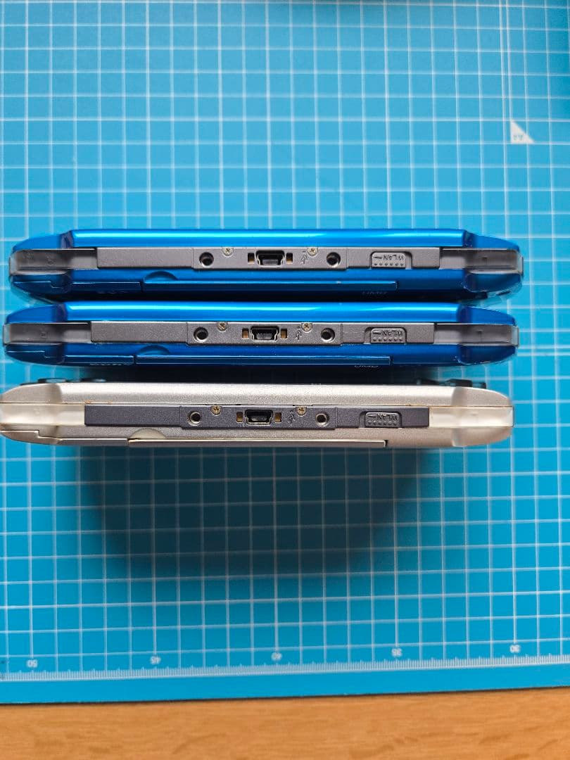 PSP本体 3台セット 青2台 銀1台 ジャンク - メルカリ