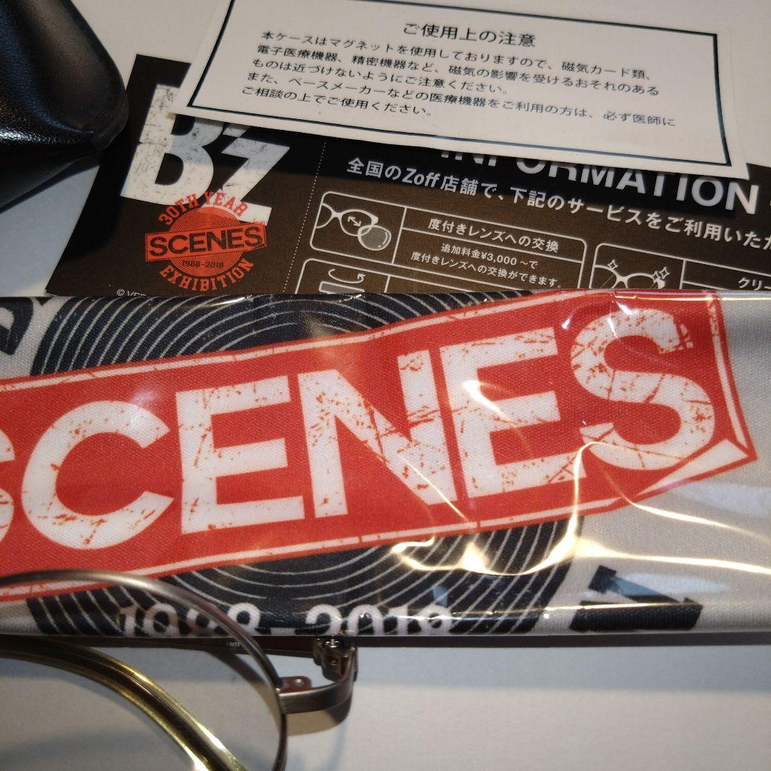B'z SCENES シルバーラウンドメガネ 稲葉浩志 モデル Zoff コラボ