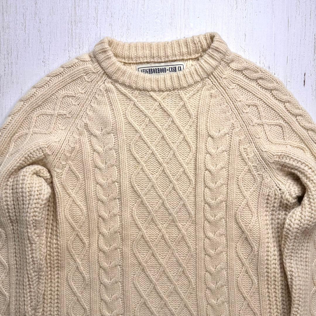 NEIGHBORHOOD X CASH CA フィッシャーマン ニット (M) - メルカリ