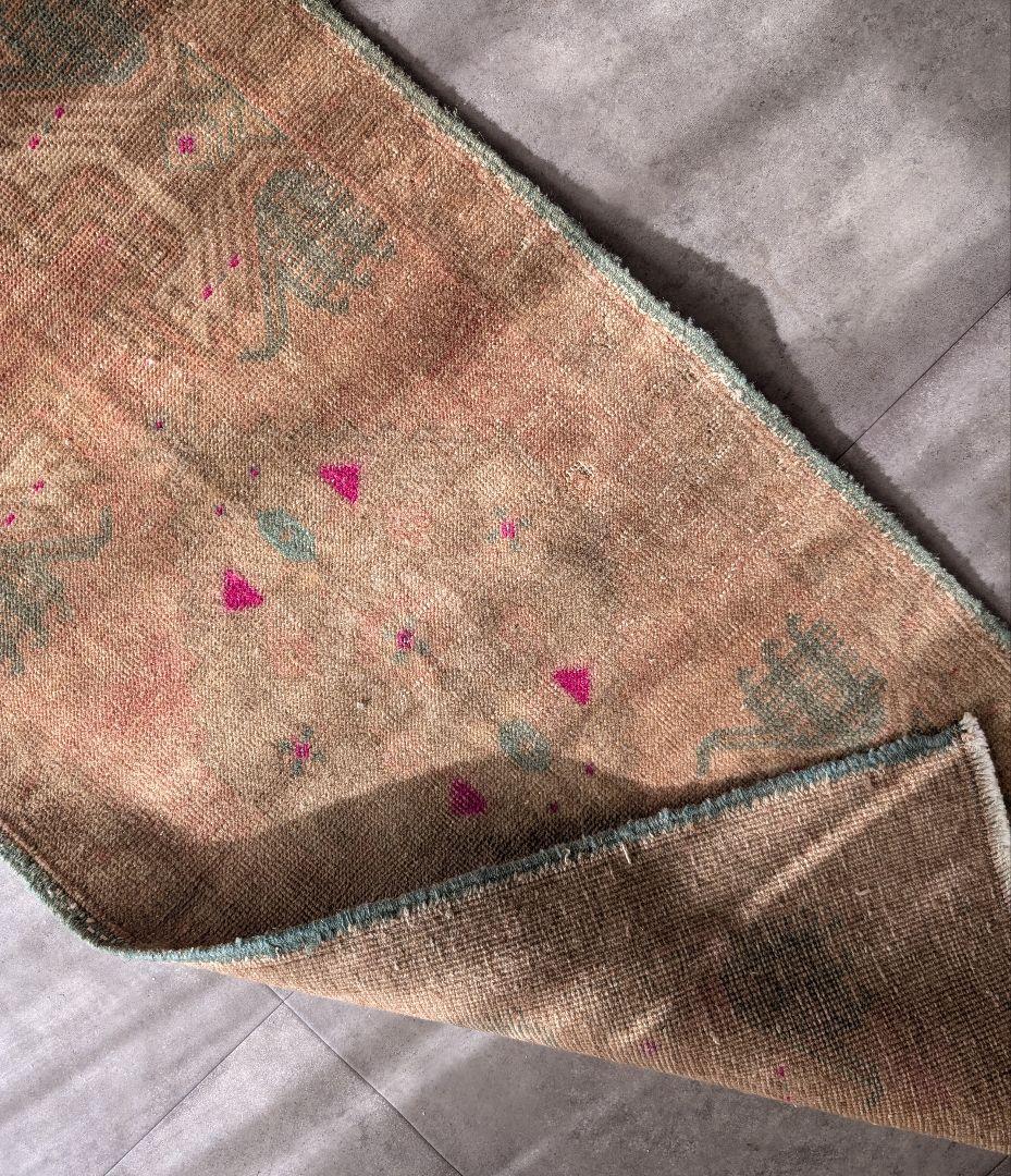 ヴィンテージラグ　トライバル　トルコ　マット turkish rug ギャッベ（ギャベ）専門店 インプレッションオブギャッベ / トライバル