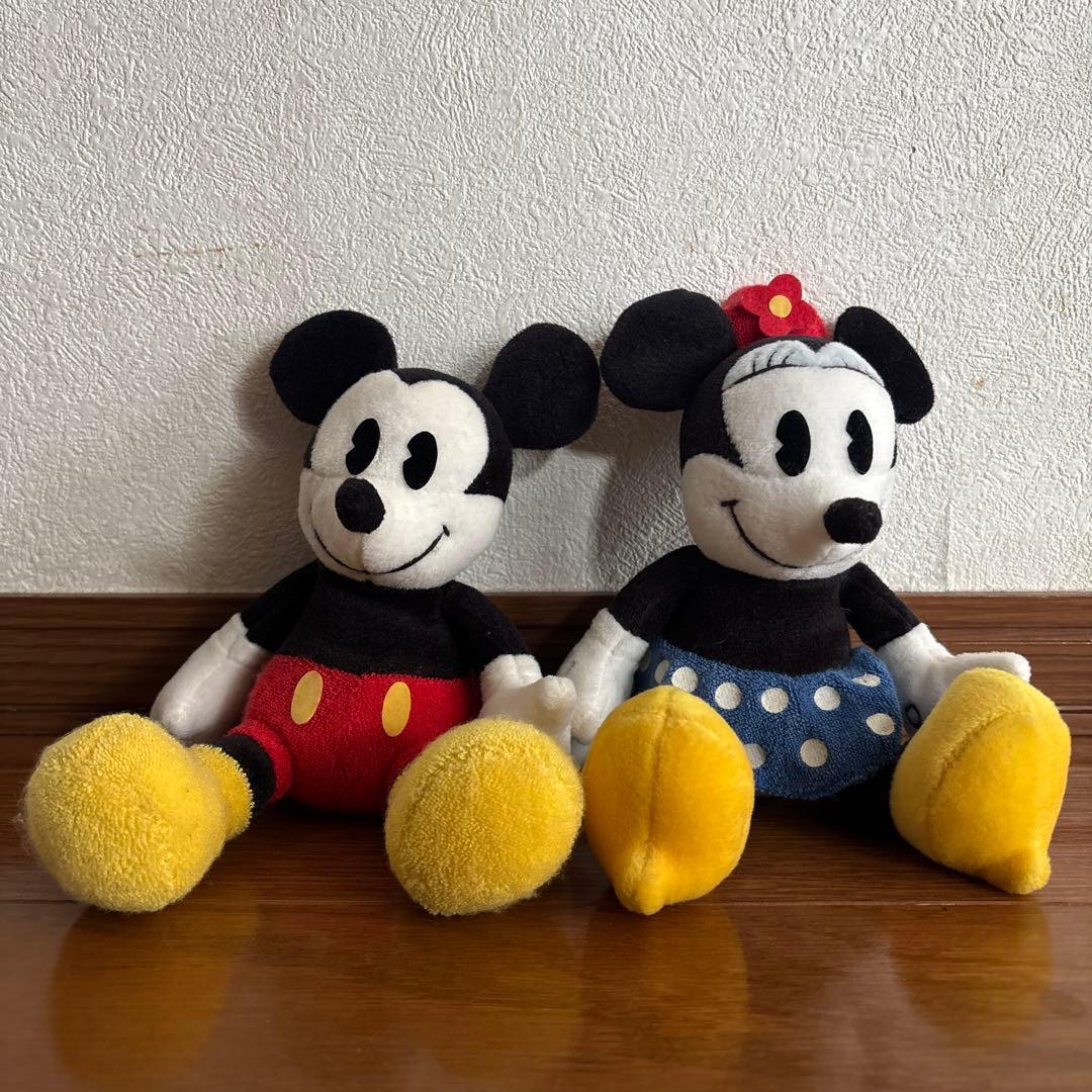 ディズニーランド レトロミッキー＆ミニー ぬいぐるみ - メルカリ