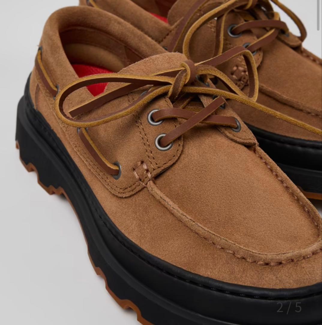 2*0様 CAMPERカンペール ブルートゥスプラス デッキシューズ24.5cm