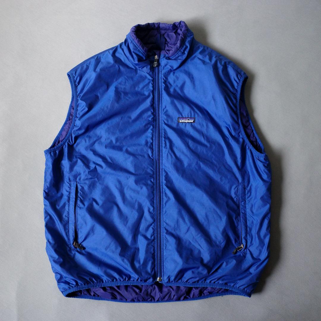 f*9様 【希少】2004年製 パタゴニア パフボールベスト ブルー XL ビン 希少】2004年製 パタゴニア パフボールベスト ブルー XL ビンテージ