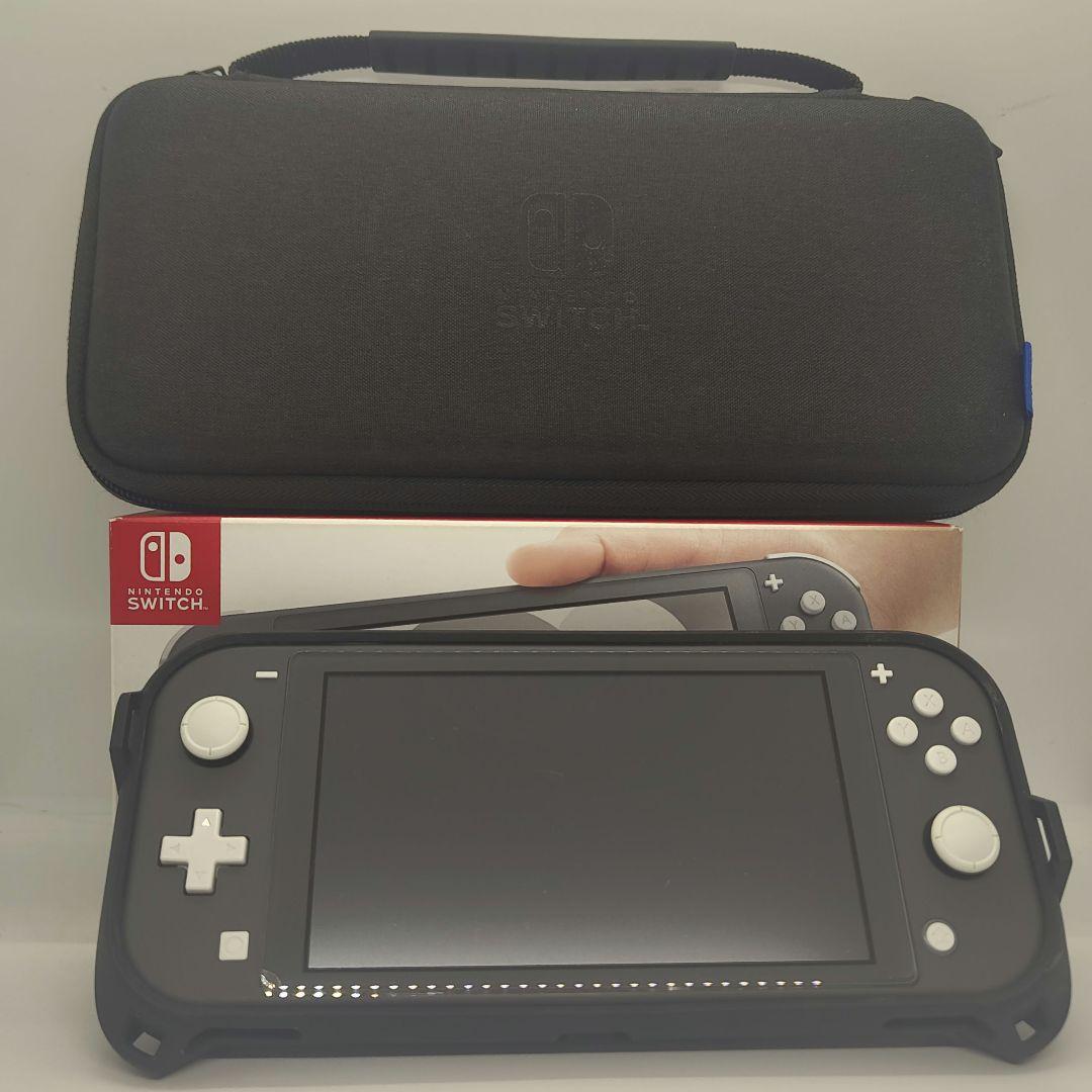Nintendo Switch Lite グレー 本体　カバー　ケース Nintendo Switch Lite ケース ハード 耐衝撃 ニンテンドー スイッチ