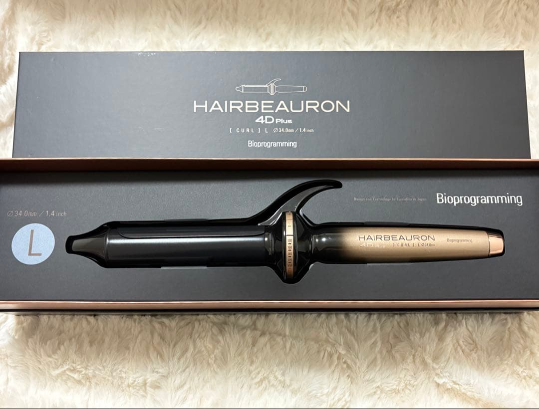 【＊】HAIRBEAURON 4D Plus カールヘアアイロン 34mm ヘアビューロン 4D Plus [カール] | Bioprogramming Club
