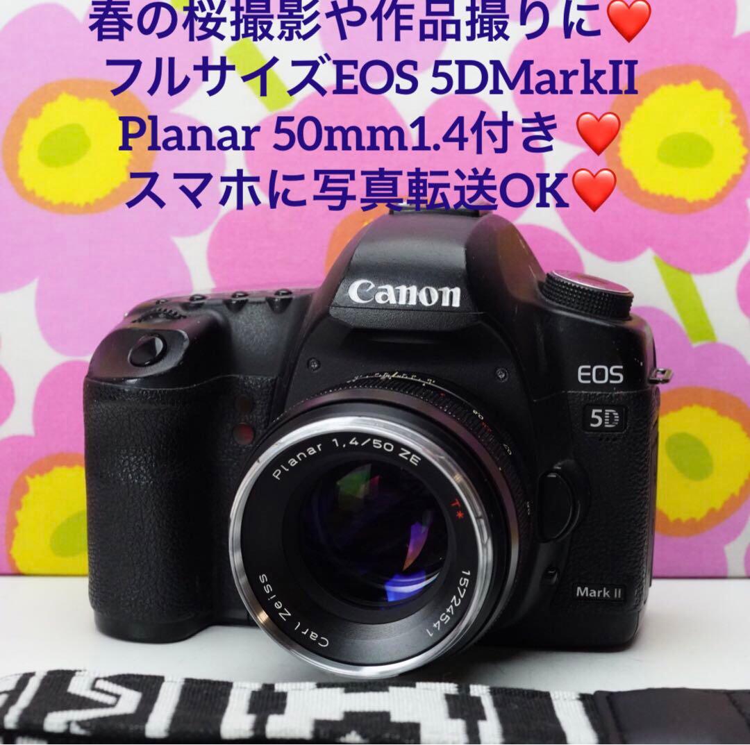 人物や作品撮りに❤️EOS 5DMarkII❤️Planar 50mm1.4付き EOS 5D Mark II + Planar 50mm F1.4 : 愉悦の撮影機材