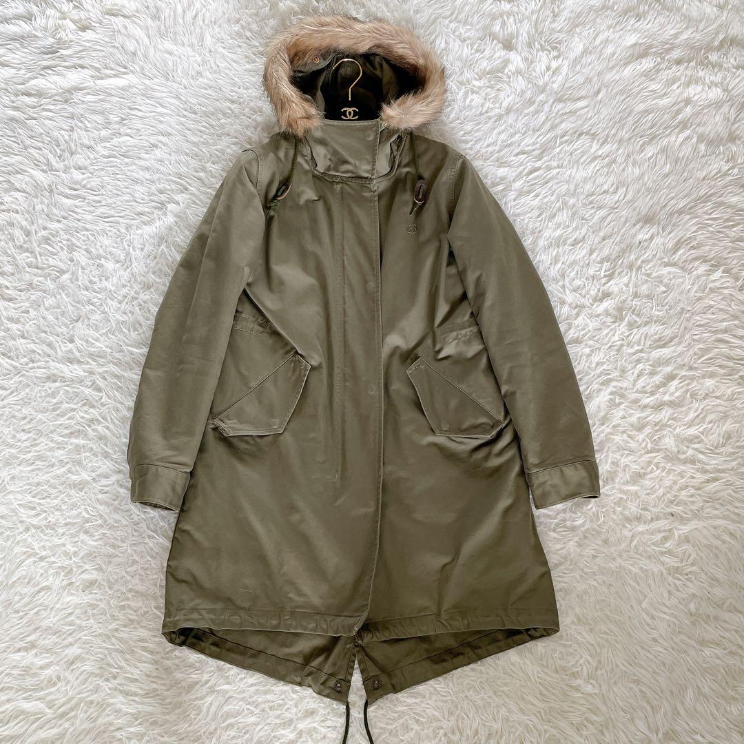 フレッドペリー】英国柄 モッズコート ボアライナー ユニオンジャック