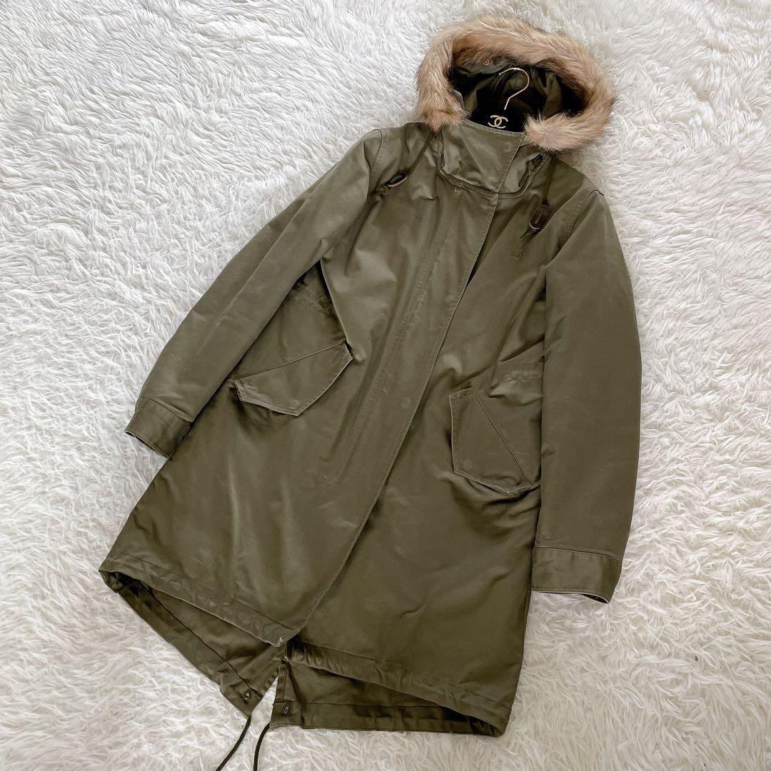 フレッドペリー】英国柄 モッズコート ボアライナー ユニオンジャック