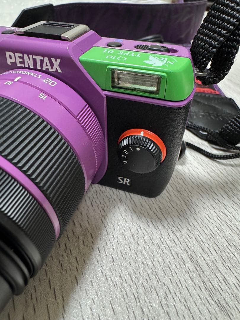 中古液晶焼け PENTAX Q10 エヴァンゲリオン TYPE01 初号機モデル