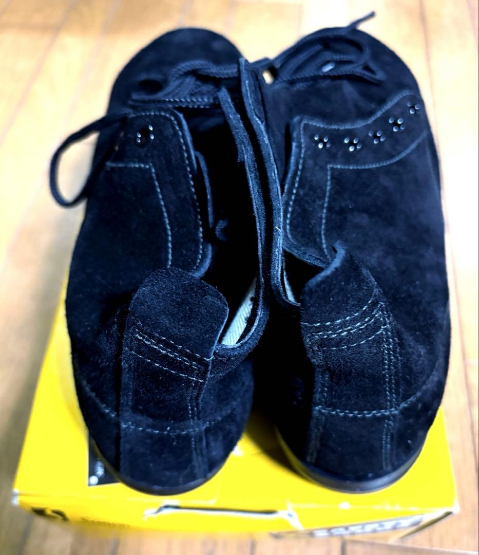 simon シモン 安全靴 編上靴 革製S種EF HI22黒床耐熱 27.5cm